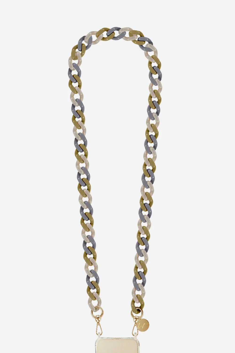 CHAINE LONGUE GIA KAKI 120 CM