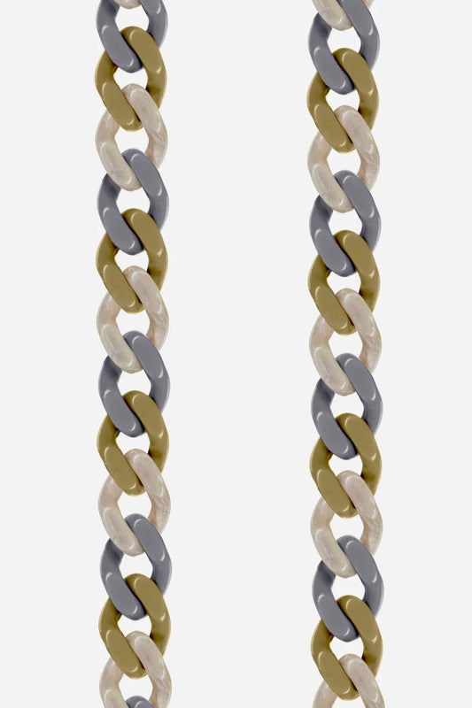 CHAINE LONGUE GIA KAKI 120 CM