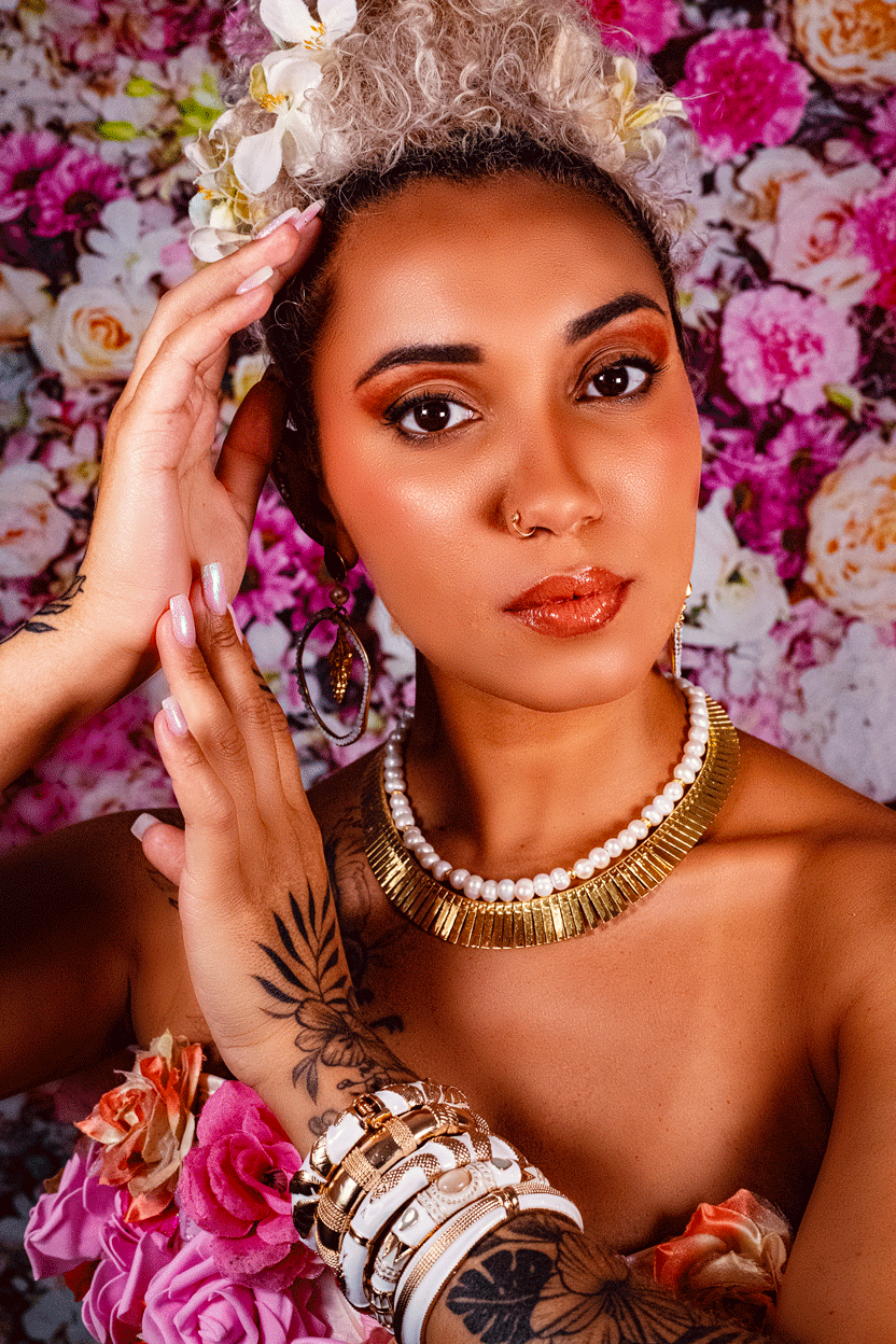 Andromeda short flat necklace