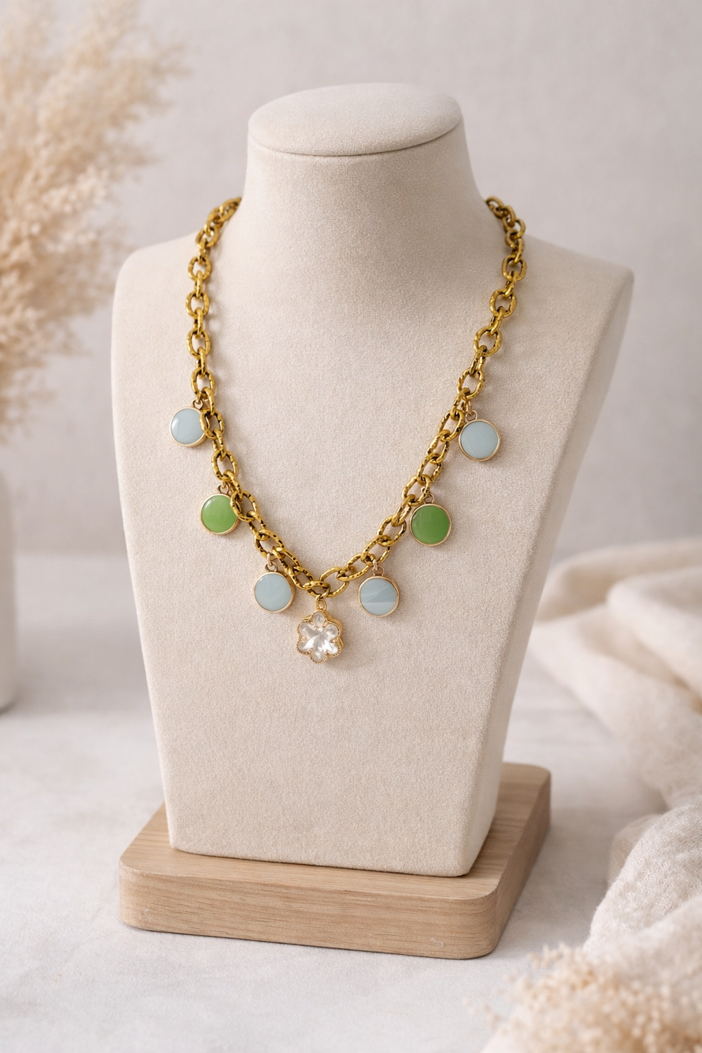 Collier CYANORA - WIP