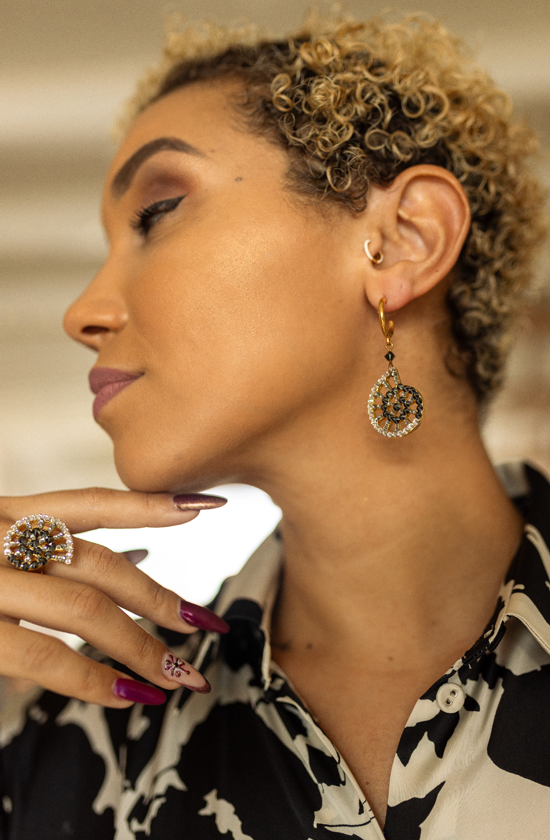 Nautilus earrings
