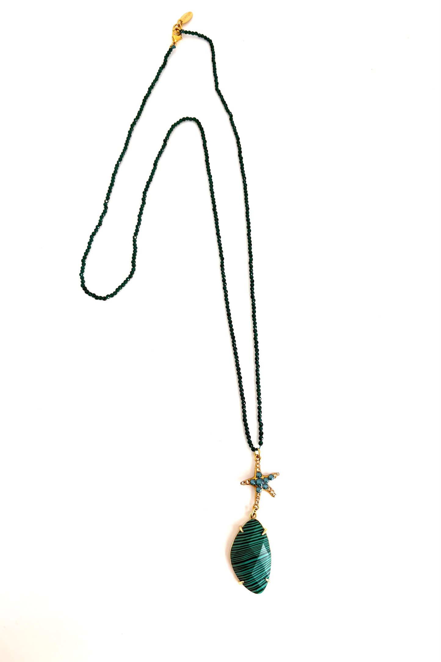 Multi-bead long necklace