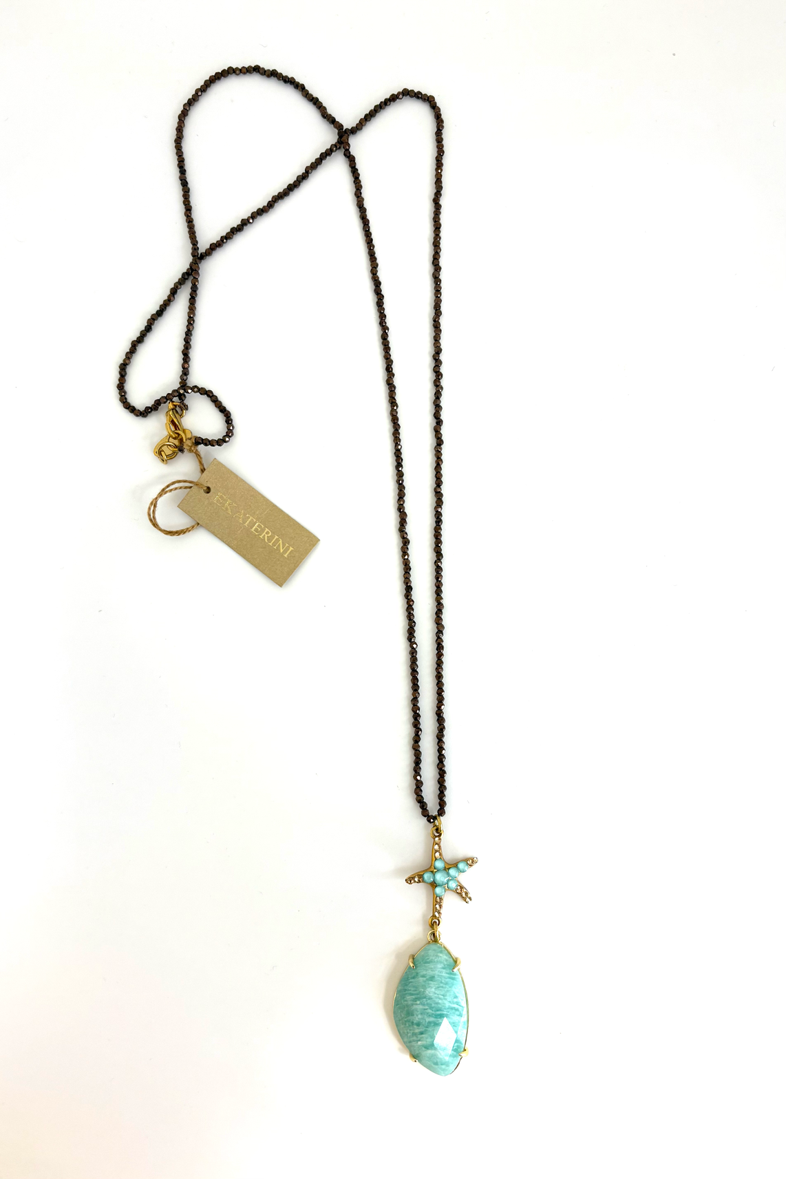 Multi-bead long necklace