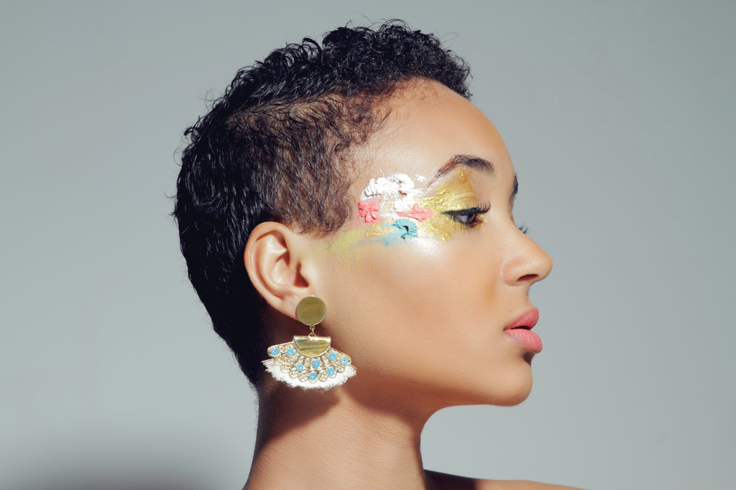 Boucles Ailes Franges Carnival