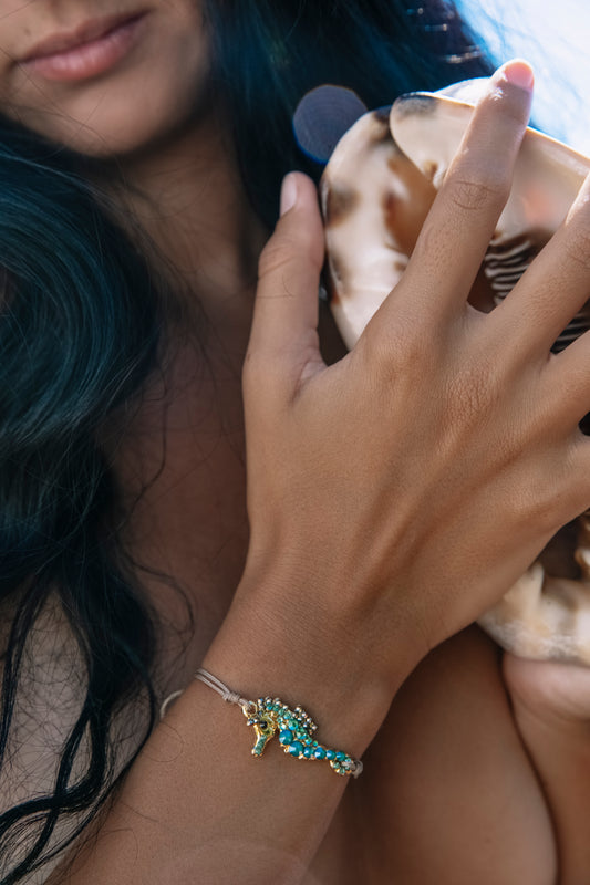 Seahorse bracelet