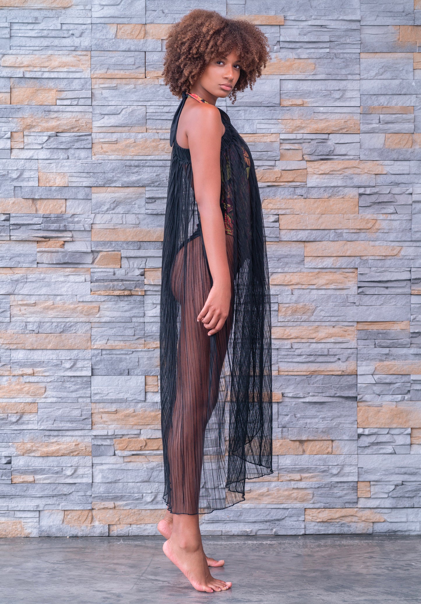 Ola dress black/white