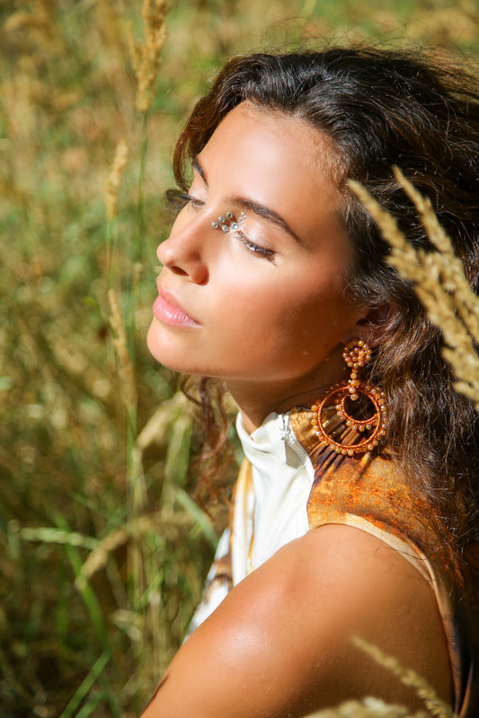 Multi-Hoop Pearl Earrings