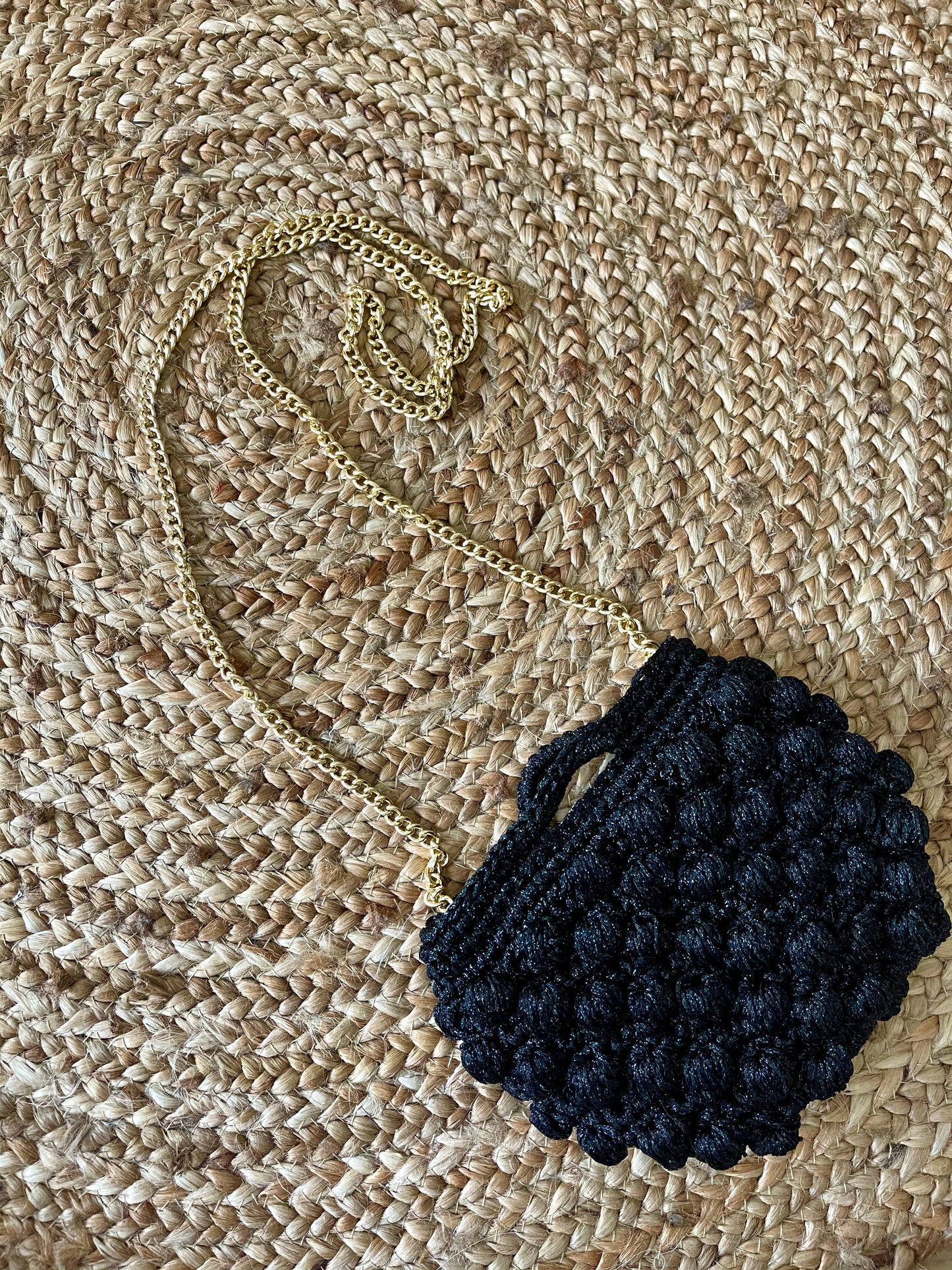 MINICHIC Black & Gold Clutch