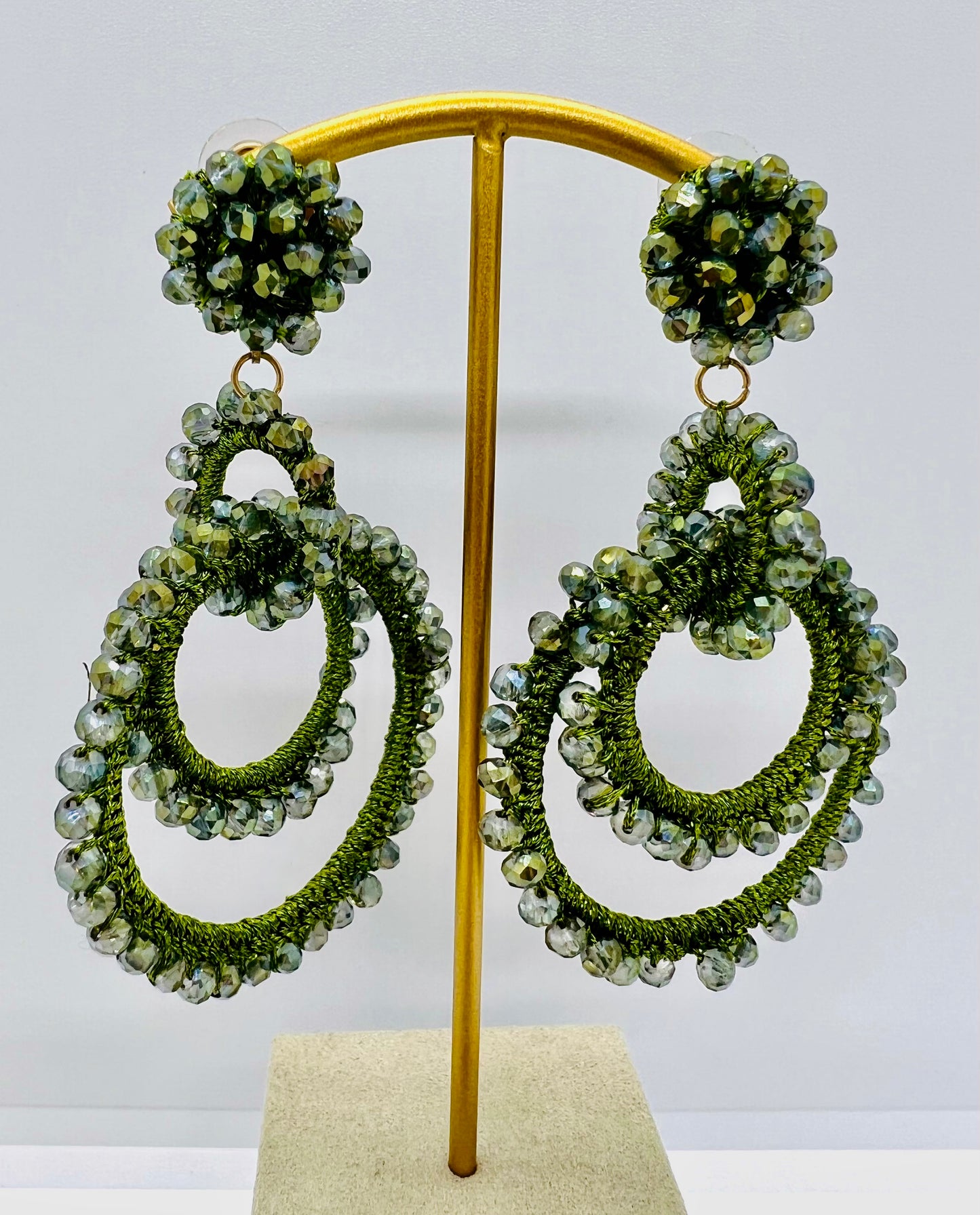 Boucles multicercles en perles