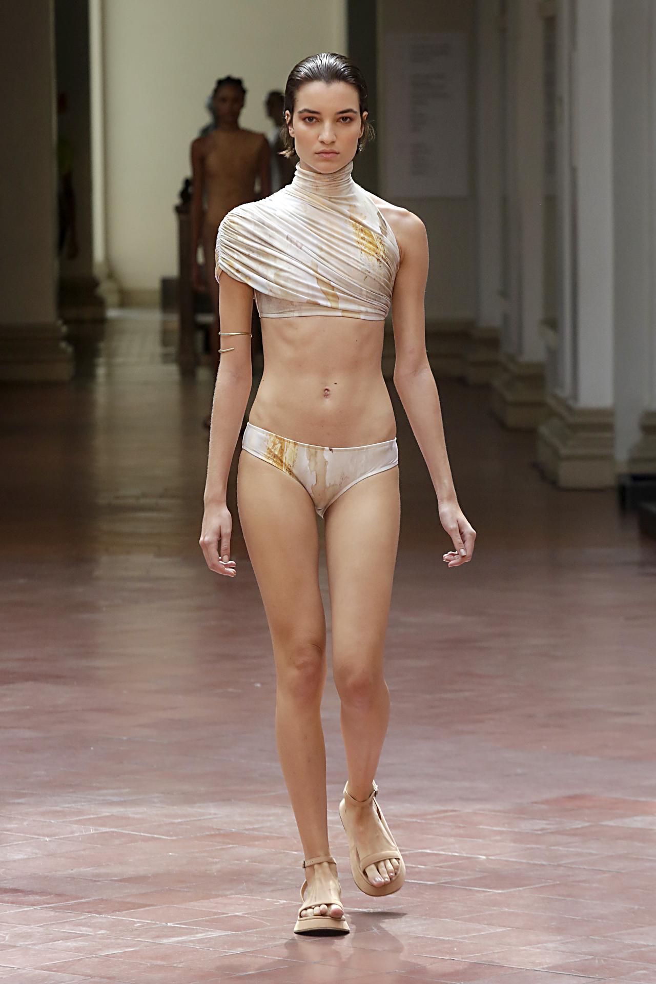 Tuscany Bikini Draped Collar Swim Sport