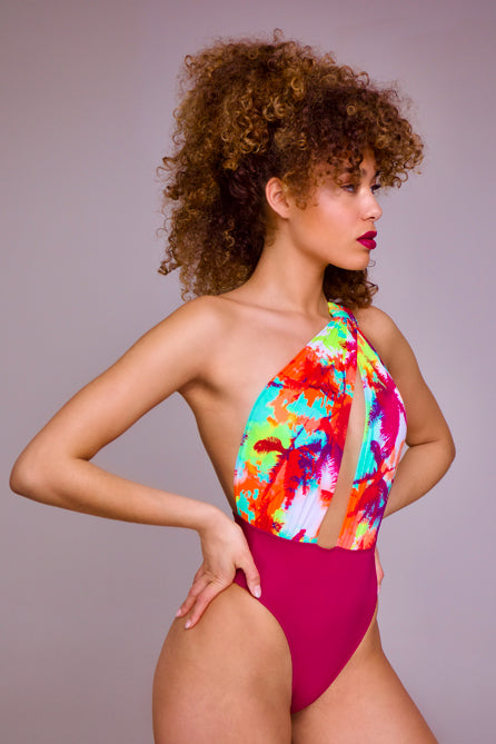 Brazilian one-piece swimsuit aranxia tuttifrutti - 36/38/40