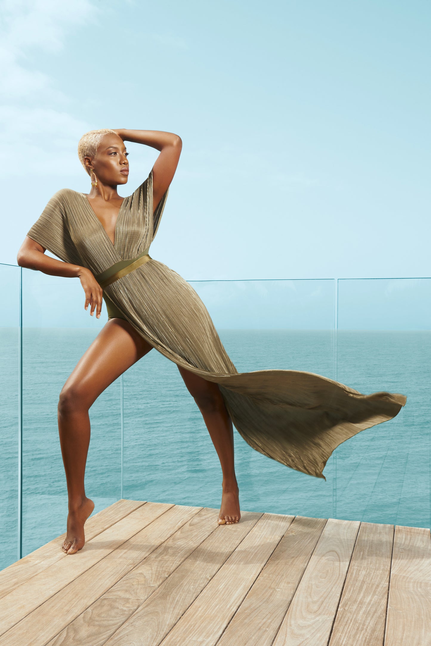 Athena skirt khaki/mustard