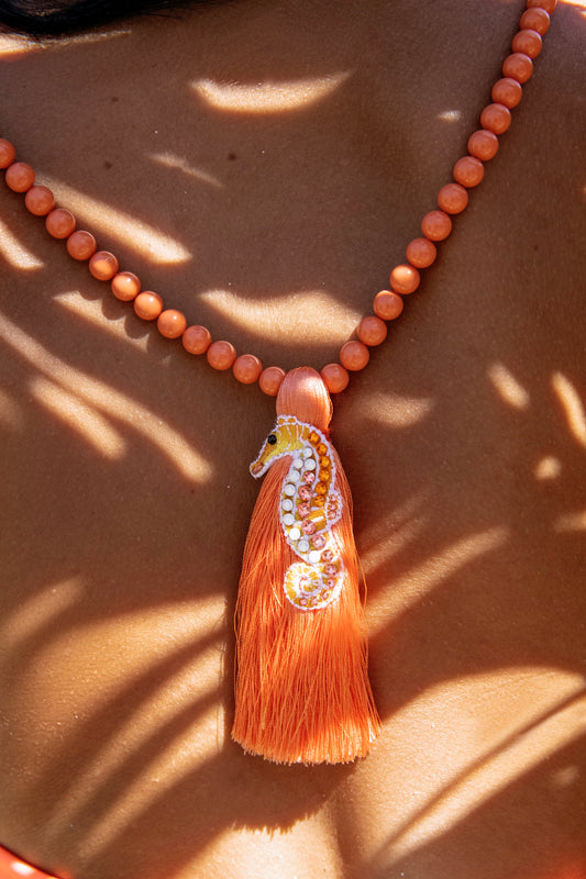 Rosario Seahorse Necklace