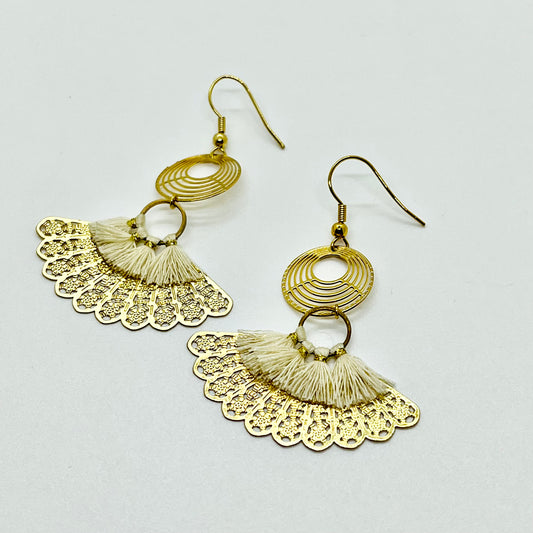 Boucles WIP cercle ailes Ivoire