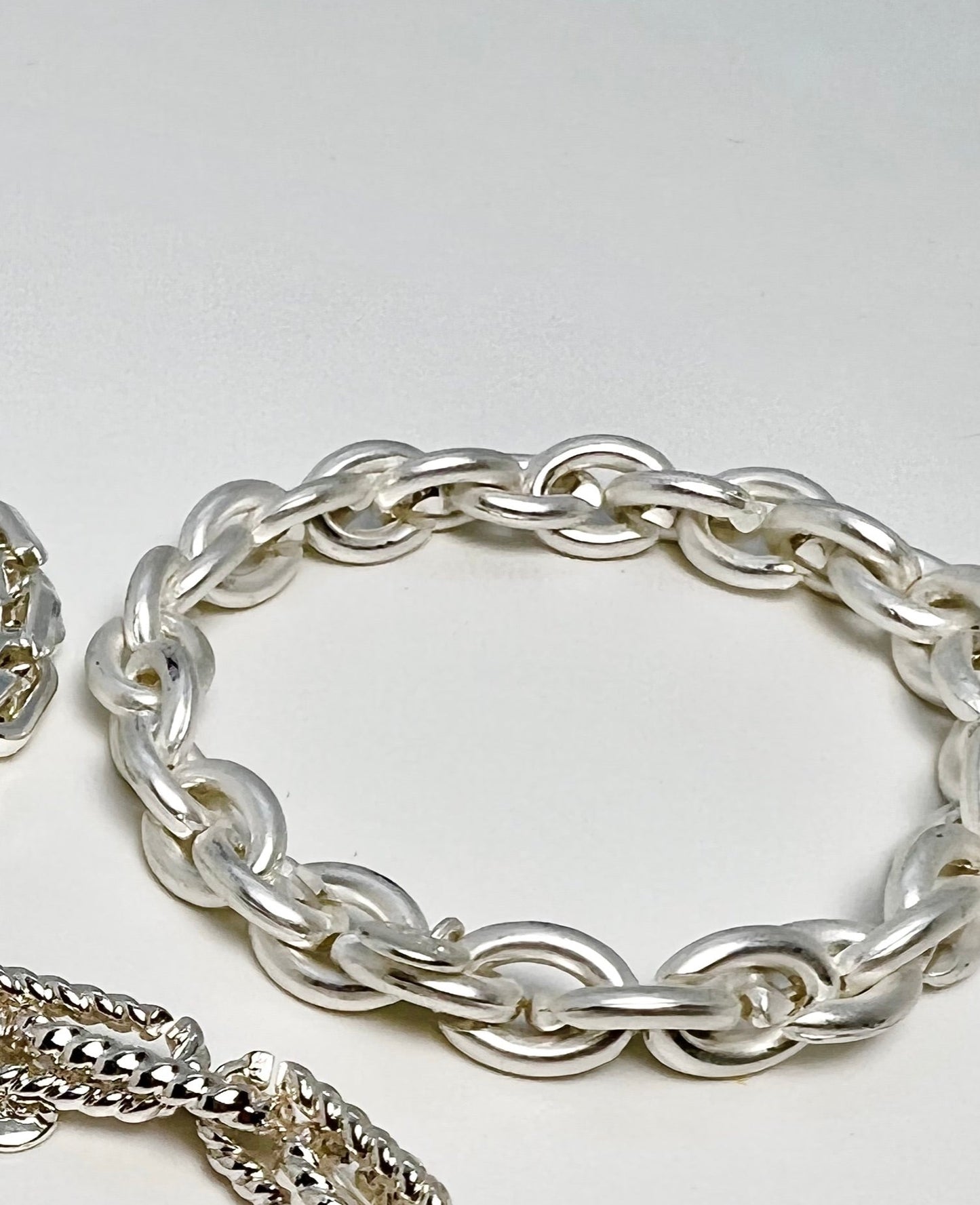 Bracelet chaines Argent