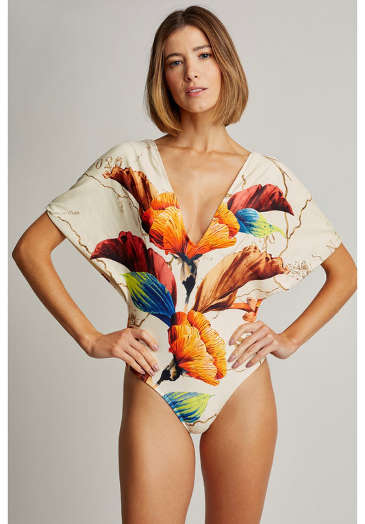 Terranova kaftan one-piece swimsuit