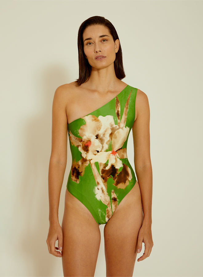 Asymmetrical one-piece swimsuit Iris Lenny Niemeyer LN